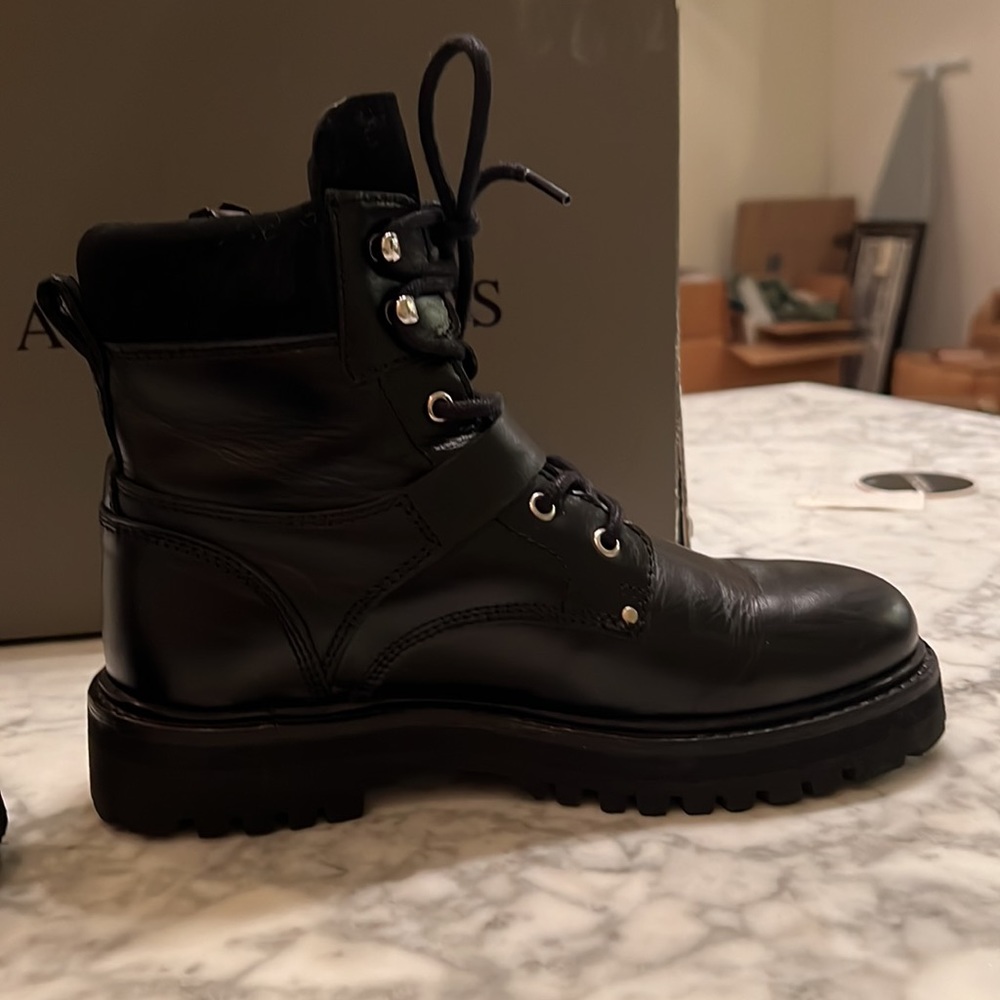 Allsaints Paulina Combat Lugg Boots View 4